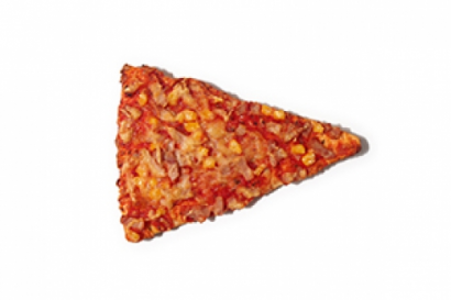 Sonkás-kukoricás pizzaszelet